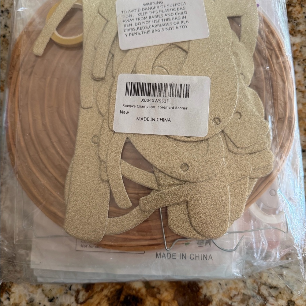 Retirement Decor New in package